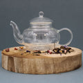 Glass Infuser Teapot - Round Pearl