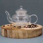 Glass Infuser Teapot - Round Pearl
